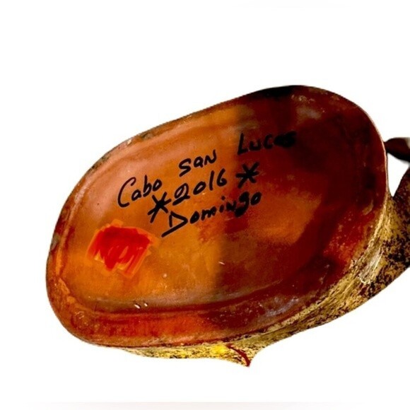 Mexican Cabo San Lucas Clay Pottery‎ Floral Turquoise Pattern Pitcher By Domingo - Picture 6 of 12